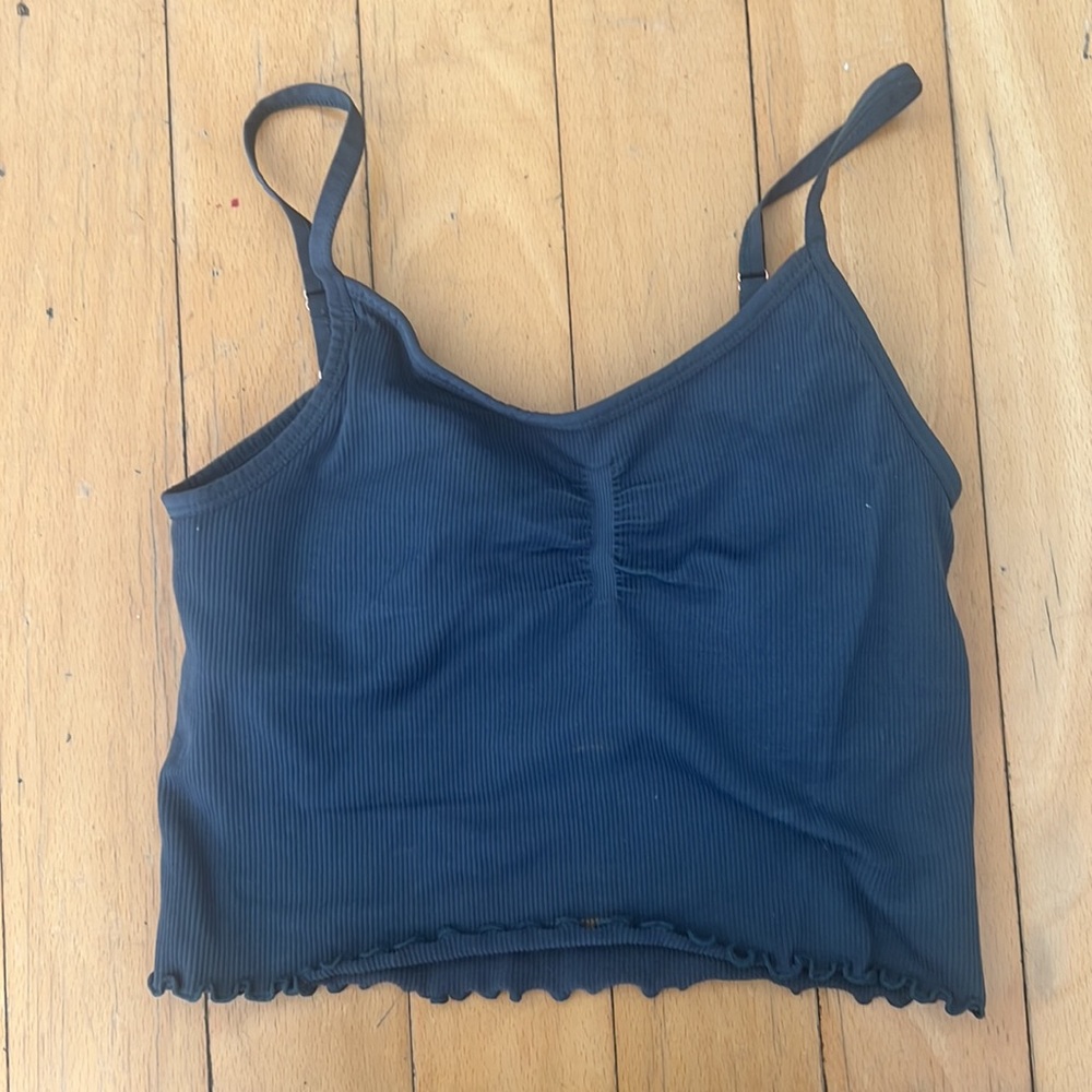 Spiritual gangsta teal top
